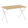 Loft VR.L-SRX-2.7 (Тиквуд светлый/Белый) Стол рабочий, на X-образных опорах