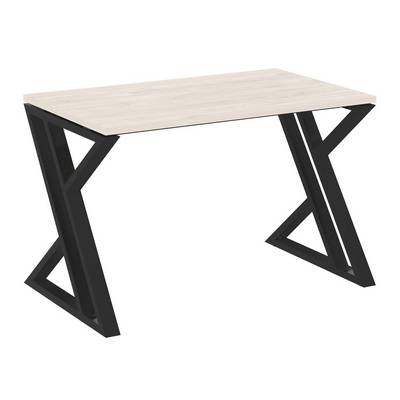 Loft VR.L-SRZ-2.7 (Денвер светлый/Черный) Стол рабочий, на Z-образных опорах