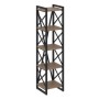 Лофт VR.L-MST.O-5.4 (Дуб аризона/Черный) Стеллаж на регулируемых опорах - 5полок