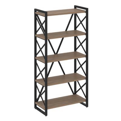 Loft VR.L-MST.O-5.8 (Дуб аризона/Черный) Стеллаж на регулируемых опорах - 5полок