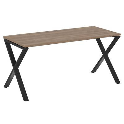 Loft VR.L-SRX-4.7 (Дуб аризона/Черный) Стол рабочий, на X-образных опорах