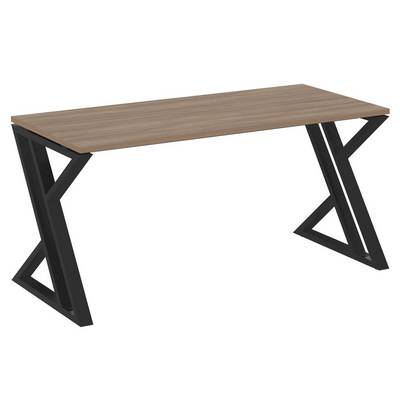 Loft VR.L-SRZ-4.7 (Дуб аризона/Черный) Стол рабочий, на Z-образных опорах