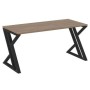 Loft VR.L-SRZ-4.7 (Дуб аризона/Черный) Стол рабочий, на Z-образных опорах