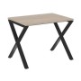 Loft VR.L-SRX-1.7 (Дуб аттик/Черный) Стол рабочий, на X-образных опорах