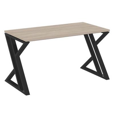 Loft VR.L-SRZ-3.7 (Дуб аттик/Черный) Стол рабочий, на Z-образных опорах