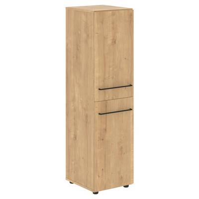 Loftis LMC 40.4 (Дуб бофорд) Шкаф колонка с 2-мя глухими малыми дверьми