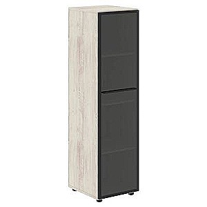 Лофтис LMC 40.2 (Сосна эдмонт) Шкаф колонка со стеклянной дверью