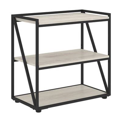 Loftis LMLC 80 (Сосна эдмонт/Черный) Стеллаж широкий, низкий