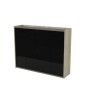 Магнетик 15ШДС.1403 (Okwood/Terra) Шкаф средний, со стеклом, двусоставный