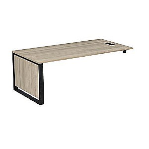 Магнетик 15СОЛ.2010 (Okwood) Стол рабочий с лючком, с опорным кронштейном