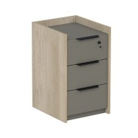Магнетик 15ТПЯ-КЗ-ШД.604 (Okwood/Terra) Тумба подкатная, с ящ, с код замком