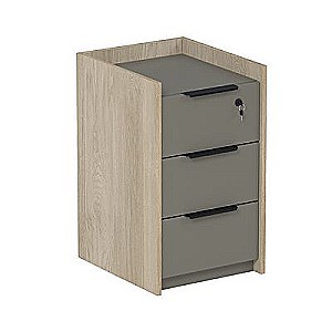 Магнетик 15ТПЯ-КЗ-ШД.604 (Okwood/Terra) Тумба подкатная, с ящ, с код замком