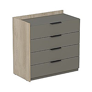 Магнетик 15ТЯ-Н.809 (Okwood/Terra) Модуль тумбы с ящиками (метаб), НАЧАЛЬНЫЙ