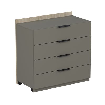 Магнетик 15ТЯ-С.809 (Okwood/Terra) Модуль тумбы с ящиками (метаб), СРЕДНИЙ