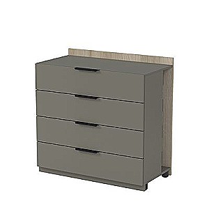 Магнетик 15ТЯ-ШД-С.809 (Okwood/Terra) Модуль тумбы с ящиками, СРЕДНИЙ