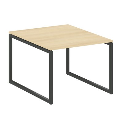 Metal System Quattro 4x4 40БО.ПРГ-1.1 (Акация лорка/Антрацит) Переговорный стол, 1 столешница на О-образном м/к