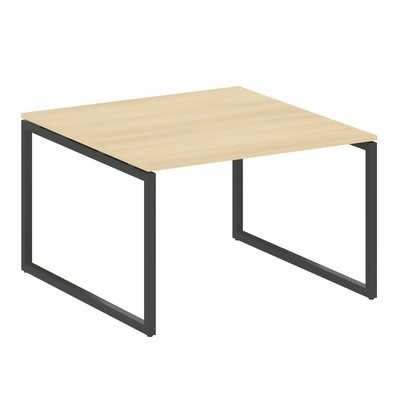 Metal System Quattro 4x4 40БО.ПРГ-1.2 (Акация лорка/Антрацит) Переговорный стол, 1 столешница на О-образном м/к