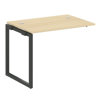 Metal System Quattro 4x4 40БО.ПРС-СП-1.1 (Акация лорка/Антрацит) Проходной наборный элемент рабочей станции на О-образном м/к