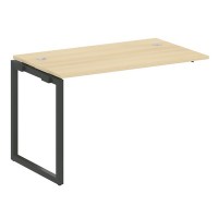 Metal System Quattro 4x4 40БО.ПРС-СП-1.2 (Акация лорка/Антрацит) Проходной наборный элемент рабочей станции на О-образном м/к