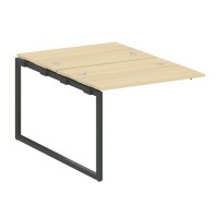 Metal System Quattro 4x4 40БО.ПРС-СП-2.1 (Акация лорка/Антрацит) Проходной наборный элемент рабочей станции на О-образном м/к