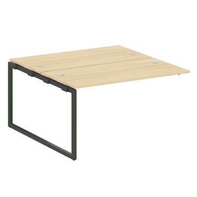 Metal System Quattro 4x4 40БО.ПРС-СП-2.3 (Акация лорка/Антрацит) Проходной наборный элемент рабочей станции на О-образном м/к