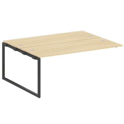 Metal System Quattro 4x4 40БО.ПРС-СП-2.5 (Акация лорка/Антрацит) Проходной наборный элемент рабочей станции на О-образном м/к