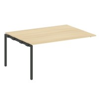 Metal System Quattro 4x4 40БП.ППРГ-4 (Акация лорка/Антрацит) Проходной наборный элемент переговорного стола на П-образном м/к