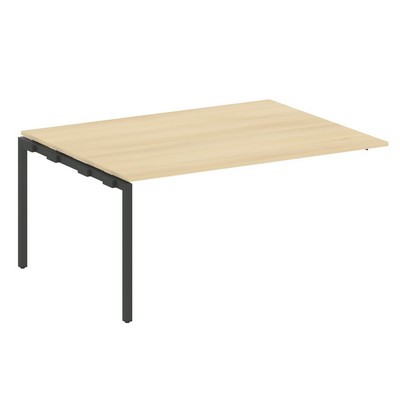 Metal System Quattro 4x4 40БП.ППРГ-4 (Акация лорка/Антрацит) Проходной наборный элемент переговорного стола на П-образном м/к