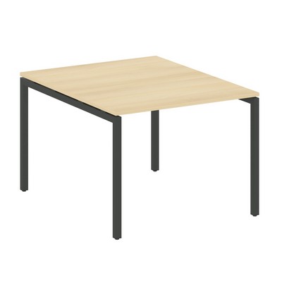 Metal System Quattro 4x4 40БП.ПРГ-1.1 (Акация лорка/Антрацит) Переговорный стол, 1 столешница на П-образном м/к