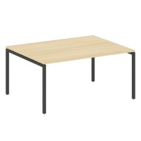 Metal System Quattro 4x4 40БП.ПРГ-1.4 (Акация лорка/Антрацит) Переговорный стол, 1 столешница на П-образном м/к