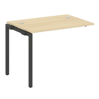 Metal System Quattro 4x4 40БП.ПРС-СП-1.1 (Акация лорка/Антрацит) Проходной наборный элемент рабочей станции на П-образном м/к