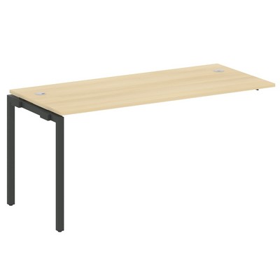 Metal System Quattro 4x4 40БП.ПРС-СП-1.4 (Акация лорка/Антрацит) Проходной наборный элемент рабочей станции на П-образном м/к