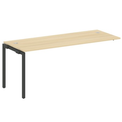 Metal System Quattro 4x4 40БП.ПРС-СП-1.5 (Акация лорка/Антрацит) Проходной наборный элемент рабочей станции на П-образном м/к