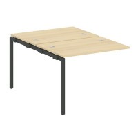 Metal System Quattro 4x4 40БП.ПРС-СП-2.1 (Акация лорка/Антрацит) Проходной наборный элемент рабочей станции на П-образном м/к