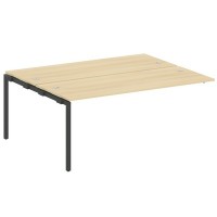 Metal System Quattro 4x4 40БП.ПРС-СП-2.5 (Акация лорка/Антрацит) Проходной наборный элемент рабочей станции на П-образном м/к