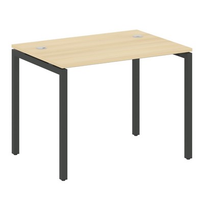 Metal System Quattro 4x4 40БП.СП-1 (Акация лорка/Антрацит) Стол письменный на П-образном м/к