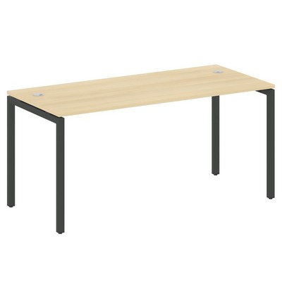 Metal System Quattro 4x4 40БП.СП-4 (Акация лорка/Антрацит) Стол письменный на П-образном м/к