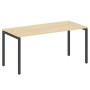 Metal System Quattro 4x4 40БП.СП-4 (Акация лорка/Антрацит) Стол письменный на П-образном м/к