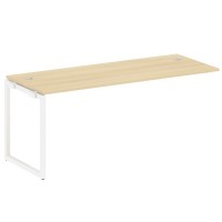 Metal System Quattro 4x4 40БО.ПРС-СП-1.5 (Акация лорка/Белый) Проходной наборный элемент рабочей станции на О-образном м/к