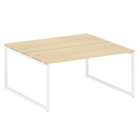 Metal System Quattro 4x4 40БО.РАС-СП-2.4 (Акация лорка/Белый) Рабочая станция на О-образном м/к