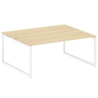 Metal System Quattro 4x4 40БО.РАС-СП-2.5 (Акация лорка/Белый) Рабочая станция на О-образном м/к