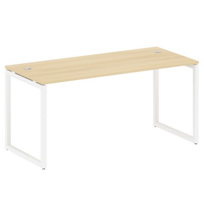 Metal System Quattro 4x4 40БО.СП-4 (Акация лорка/Белый) Стол письменный на О-образном м/к