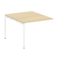 Metal System Quattro 4x4 40БП.ППРГ-1 (Акация лорка/Белый) Проходной наборный элемент переговорного стола на П-образном м/к