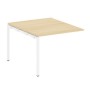 Metal System Quattro 4x4 40БП.ППРГ-1 (Акация лорка/Белый) Проходной наборный элемент переговорного стола на П-образном м/к