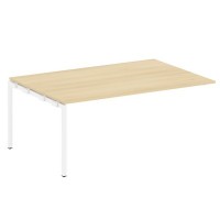 Metal System Quattro 4x4 40БП.ППРГ-5 (Акация лорка/Белый) Проходной наборный элемент переговорного стола на П-образном м/к