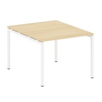 Metal System Quattro 4x4 40БП.ПРГ-1.1 (Акация лорка/Белый) Переговорный стол, 1 столешница на П-образном м/к
