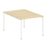 Metal System Quattro 4x4 40БП.РАС-СП-2.1 (Акация лорка/Белый) Рабочая станция на П-образном м/к