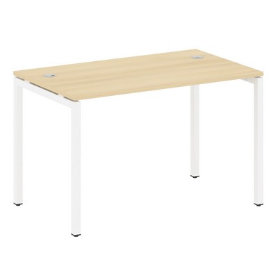 Metal System Quattro 4x4 40БП.СП-2 (Акация лорка/Белый) Стол письменный на П-образном м/к