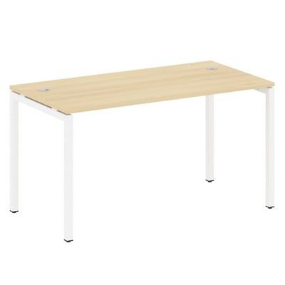 Metal System Quattro 4x4 40БП.СП-3 (Акация лорка/Белый) Стол письменный на П-образном м/к