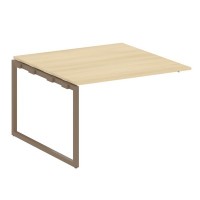 Metal System Quattro 4x4 40БО.ППРГ-2 (Акация лорка/Мокко) Проходной наборный элемент переговорного стола на О-образном м/к